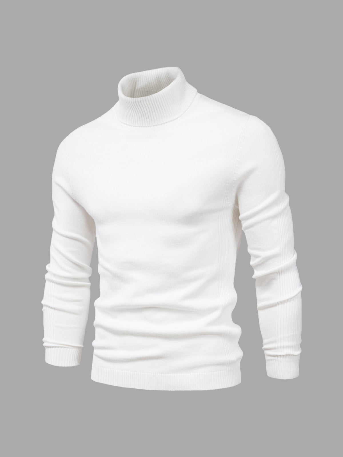 Men's Slim Fit Knit Turtleneck Sweater - main view