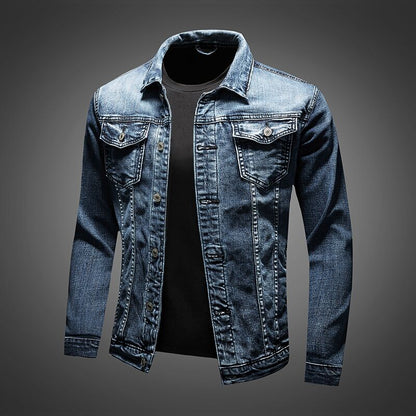 Men's Classic Washed Denim Jacket - main view