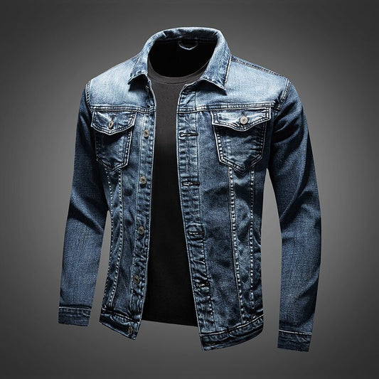 Men's Classic Washed Denim Jacket - main view