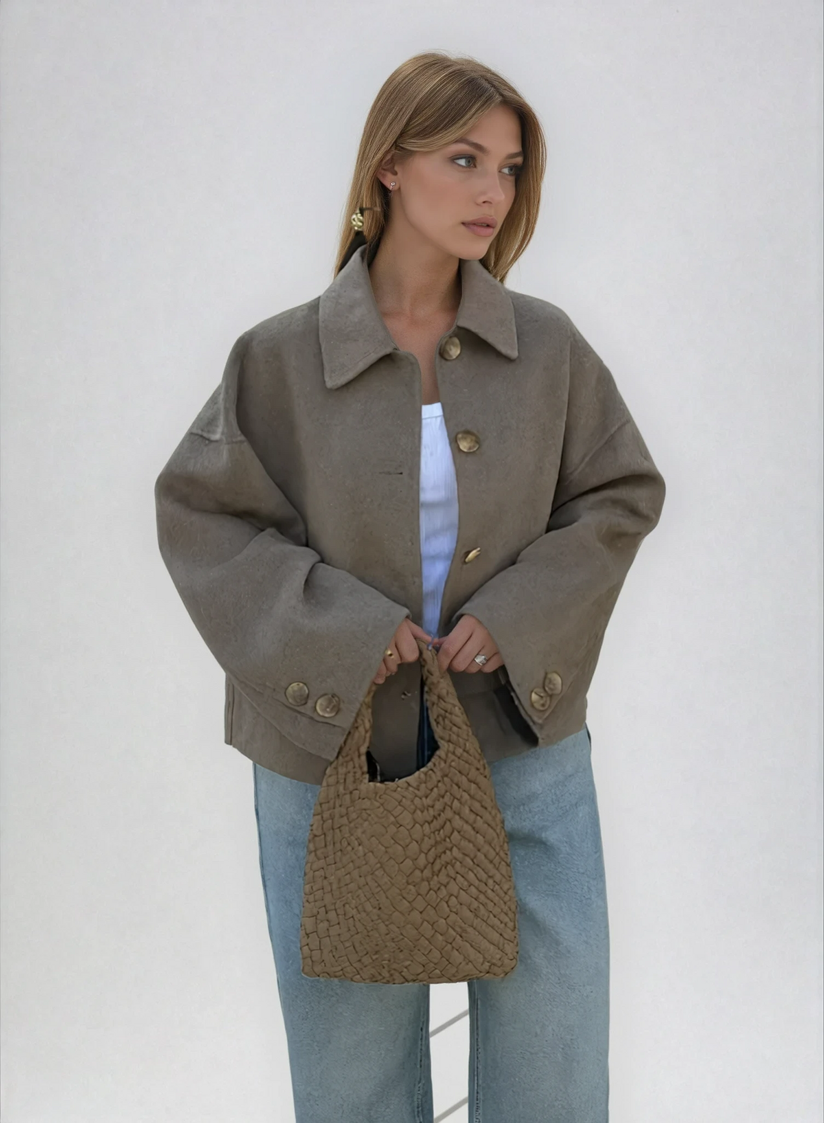 Women's Short Winter Jacket - main view