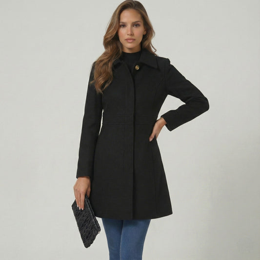 Women's Fit and Flare Coat - main view